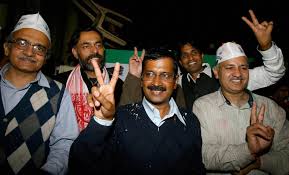 App victory in delhi